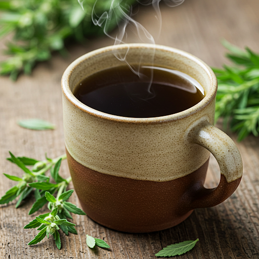 Why is mugwort tea bad for the liver?